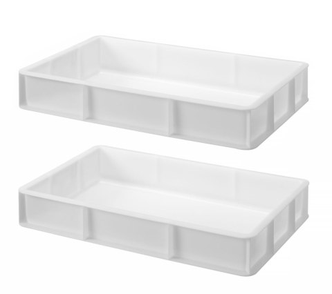 Pojemnik na ciasto na pizzę, HENDI, GN 1/1, biały, 530x325x(H)90mm Hendi