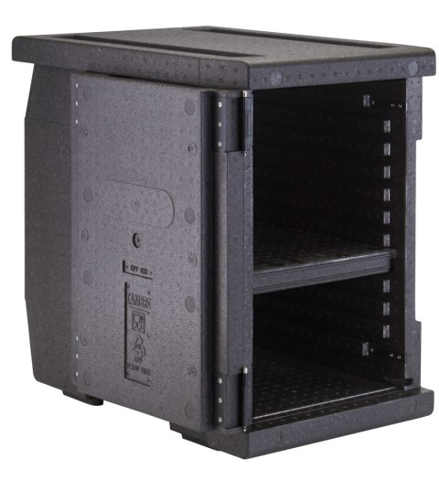 Pojemnik termoizolacyjny Cam GoBox ładowany od przodu, GN 1/1, 86 l, Cambro, GN 1/1, 86L, czarny, 640x440x(H)625mm