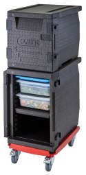 Pojemnik termoizolacyjny Cam GoBox ładowany od przodu, GN 1/1, 86 l, Cambro, GN 1/1, 86L, czarny, 640x440x(H)625mm