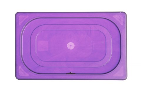 Pokrywka fioletowa do pojemników GN GN 1/4 - 265x162 mm Hendi
