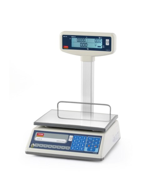Waga kalkulacyjna LCD z wysięgnikiem i legalizacją, seria EGE, 15 kg