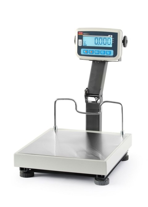 Waga platformowa LCD ze składanym wysięgnikiem i z legalizacją, seria EKO+, 60 kg