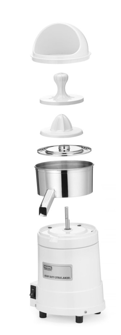 Wyciskarka elektryczna do cytrusów, z osłoną, Waring, biały, 230V/375W, 254x254x(H)495mm