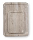 Taca do serwowania 330x430 mm z nadrukiem drewna jasny dąb Hendi