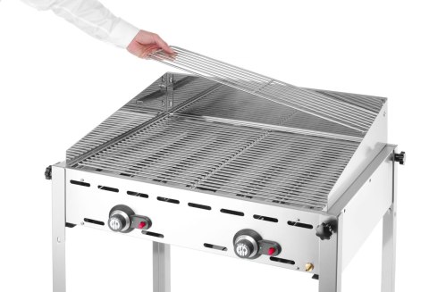 Grill " Green Fire" Profi Line 2 - palnikowy 2 palniki - bez półki Hendi