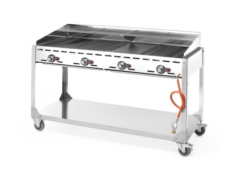 Grill gazowy Green Fire Profi Line 4-palnikowy 149614 Hendi