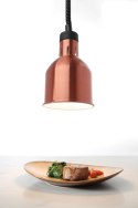 Lampa do podgrzewania potraw - wisząca - śr.175x(H)250mm miedziana Hendi