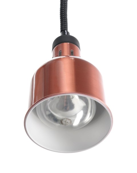 Lampa do podgrzewania potraw - wisząca - śr.175x(H)250mm miedziana Hendi