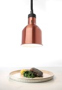 Lampa do podgrzewania potraw - wisząca - śr.175x(H)250mm miedziana Hendi