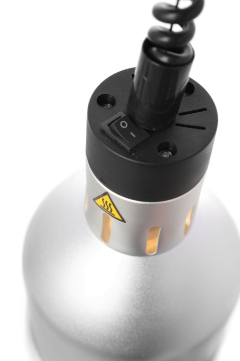 Lampa do podgrzewania potraw - wisząca - śr.175x(H)250mm srebrna Hendi