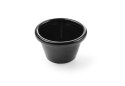 Miseczka ramekin 45 ml, zestaw 12 szt. czarna Hendi