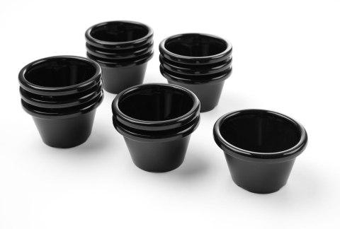 Miseczka ramekin 45 ml, zestaw 12 szt. czarna Hendi