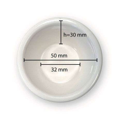 Miseczka ramekin 45 ml, zestaw 12 szt. kremowa Hendi