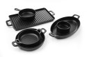Rondelek czarny Little Chef mini - owalny Hendi