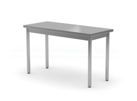 Stół centralny bez półki - skręcany, głębokość 600 mm, HENDI, Kitchen Line, 800x600x(H)850mm Hendi