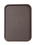 Taca z polipropylenu - FAST FOOD 305x415 mm brązowa Hendi