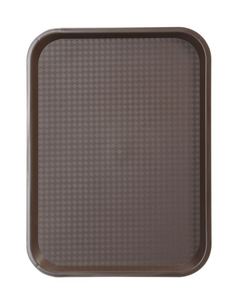 Taca z polipropylenu - FAST FOOD 305x415 mm brązowa Hendi