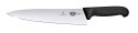 Victorinox Fibrox Nóż kuchenny, szerokie ostrze, 25 cm, czarny Hendi
