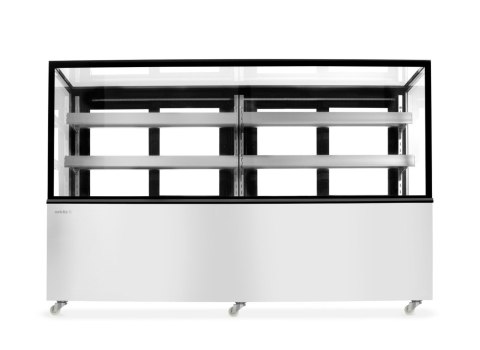 Witryna chłodnicza 2-półkowa, Arktic, 610L, 230V/500W, 1824x677x(H)1230mm