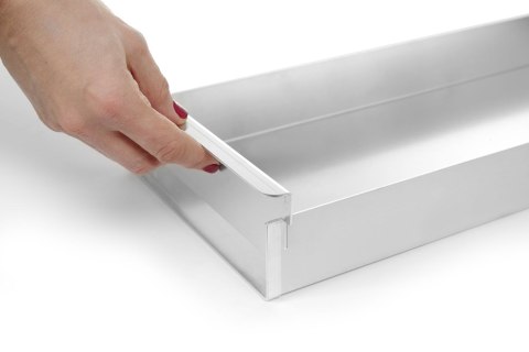 Blacha aluminiowa cukiernicza - zamykana 580x200x(H)50 Hendi