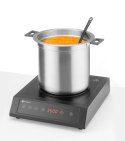 Kociołek do zupy Waterless, 10l, HENDI, 10L, czarny, 220-240V/450W, ?330x(H)398mm