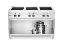 Kuchenka indukcyjna z 6 polami grzewczymi, HENDI, 400V/25500W, 1200x700x(H)890mm