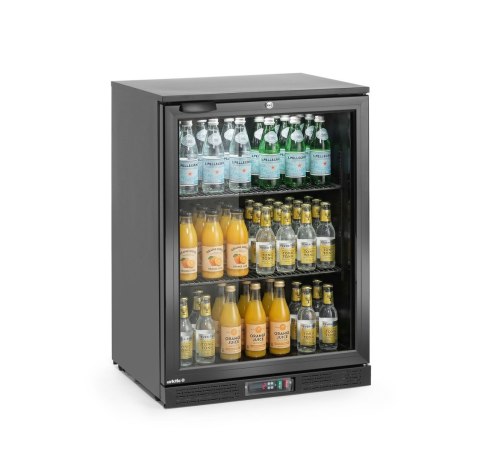 Lodówka barowa 1-drzwiowa, Arktic, 105L, czarny, 220-240V/120W, 600x530x(H)870mm