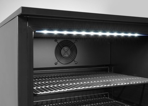 Lodówka barowa 1-drzwiowa, Arktic, 86L, czarny, 220-240V/120W, 500x530x(H)870mm