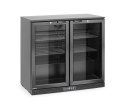 Lodówka barowa 2-drzwiowa, Arktic, 158L, czarny, 220-240V/160W, 900x530x(H)870mm