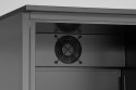 Lodówka barowa 2-drzwiowa, Arktic, 384L, czarny, 220-240V/365W, 900x530x(H)1820mm