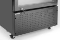 Lodówka barowa z podświetlanym panelem, 1-drzwiowa, Arktic, 254L, czarny, 220-240V/250W, 578x605x(H)1980mm
