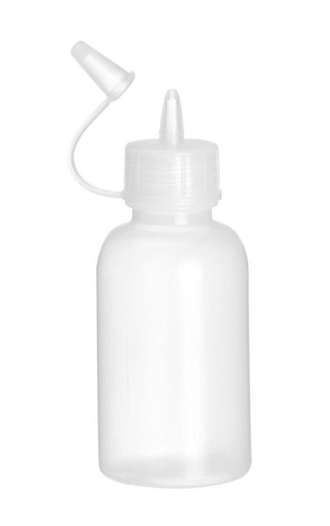 Mini dyspenser do sosów - zestaw 4 szt., 0,05L, transparentny, o35x(H)100mm Hendi
