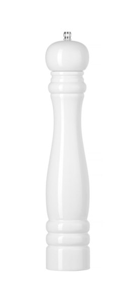 Młynek do soli drewniany, HENDI, biały, o60x(H)315mm Hendi
