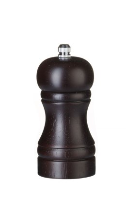 Młynek do soli drewniany, HENDI, ciemne drewno, o50x(H)113mm Hendi