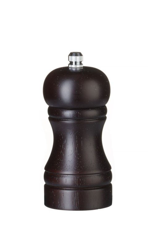 Młynek do soli drewniany, HENDI, ciemne drewno, o50x(H)113mm Hendi