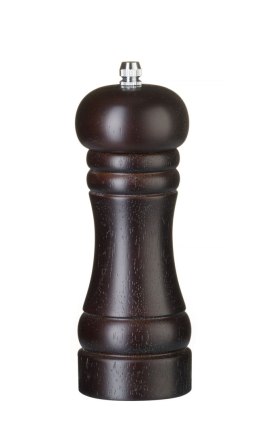 Młynek do soli drewniany, HENDI, ciemne drewno, o57x(H)165mm Hendi