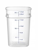 Pojemnik na żywność CamSquares Fresh Pro, Cambro, 22,8L, transparentny, 289x289x(H)401mm