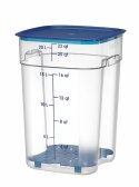 Pojemnik na żywność CamSquares Fresh Pro, Cambro, 22,8L, transparentny, 289x289x(H)401mm