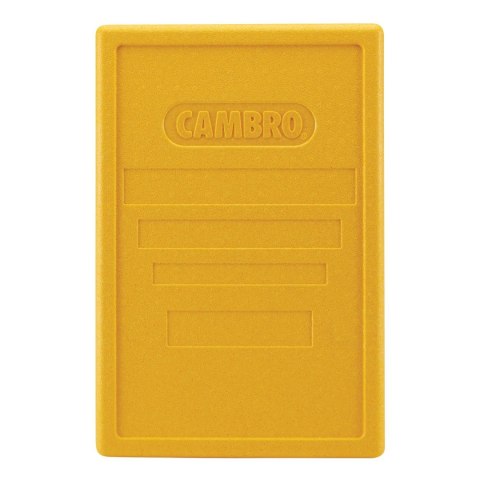 Pokrywa do pojemników termoizolacyjnych Cam GoBox ładowanych od góry, Cambro, żółta, żółty, 600x400x(H)34mm