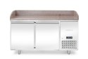 Stół chłodniczy do pizzy 2-drzwiowy z granitowym blatem, Arktic, 250L, granitowy, 230V/250W, 1510x800x(H)875mm