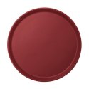 Taca do serwowania CAMBRO CAMTREAD® okrągła, antypoślizgowa burgundowa, śr. 355 mm
