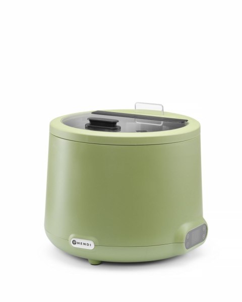UNIQ Kociołek do zupy, HENDI, 8L, zielony, 220-240V/500W, o366x(H)325mm Hendi
