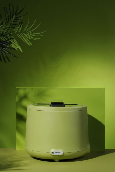 UNIQ Kociołek do zupy, HENDI, 8L, zielony, 220-240V/500W, o366x(H)325mm Hendi