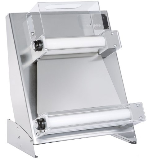 Wałkownica elektryczna do pizzy „Touch and Go" 400, Prismafood, waga porcji ciasta 0,22-0,90 kg, 230V/250W, 585x435x(H)715mm
