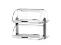 Witrynka rolltop podwójna, HENDI, 380x260x(H)355mm Hendi