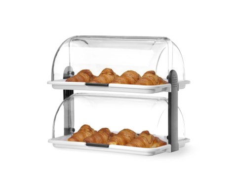 Witrynka rolltop podwójna, HENDI, 380x260x(H)355mm Hendi