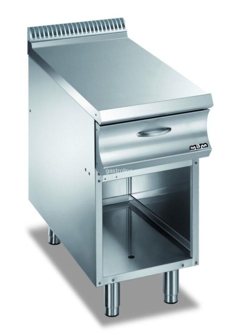 Blat neutralny, na podstawie otwartej, linia Domina 700, MBM, 400x700x(H)850mm