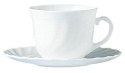 Filiżanka Trianon, Arcoroc, Trianon, 220 ml, 0,22L, biały, ⌀87x(H)67mm