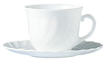 Filiżanka Trianon, Arcoroc, Trianon, 220 ml, 0,22L, biały, ⌀87x(H)67mm