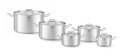 Garnek średni z pokrywką, HENDI, Kitchen Line, 15L, ⌀320x(H)190mm